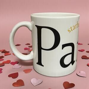 Starbucks Paris France City Mug 2002 Arc de Triomphe 16oz Coffee Cup GUC